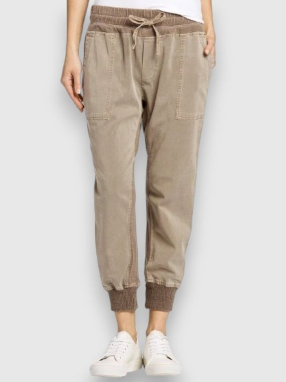 Roots tapered utility jogger pants olive green unisex size L